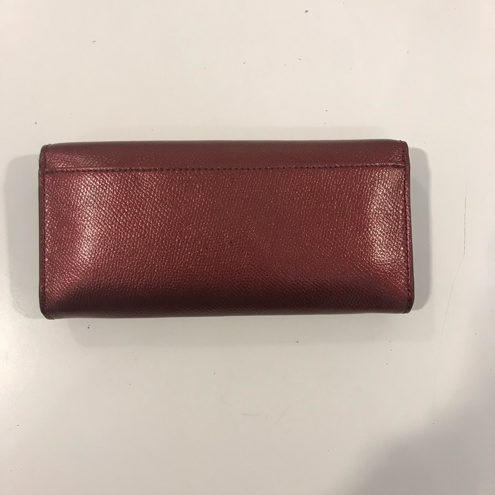 Burgundy coach wallet - Picture 2 of 3